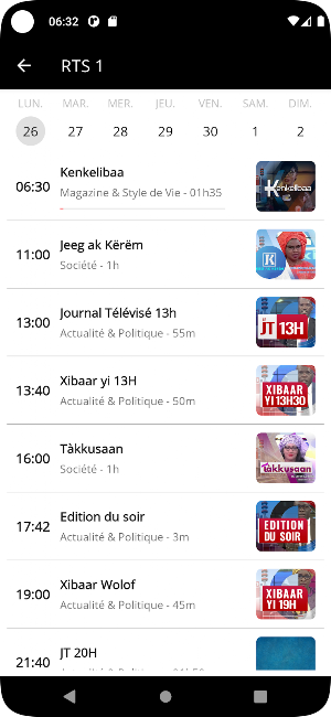 Senegal TV Live Screenshot 2