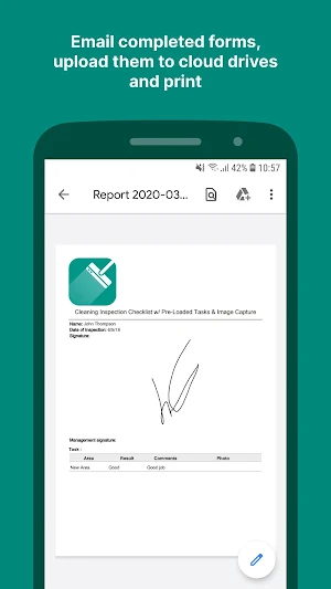Cleaning Inspection Checklist Screenshot 3