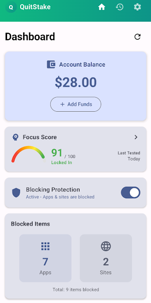 QuitStake Screenshot 3