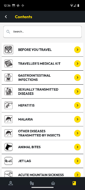 The Travel Clinic Vaccine App Screenshot 2
