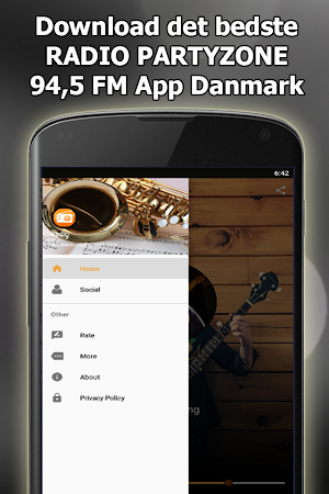 Radio PARTYZONE 94,5 FM Online Gratis Danmark Screenshot 2