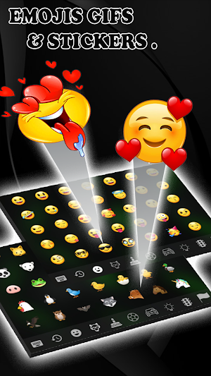 Stylsh Black Keyboard Theme Screenshot 3