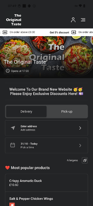 The Original Taste Screenshot 2