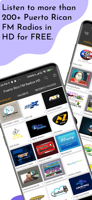 Puerto Rico FM Radios HD Screenshot 0
