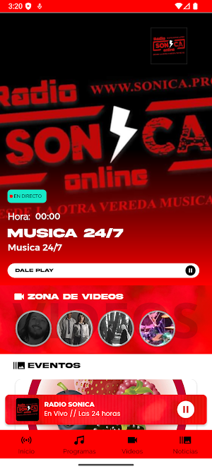 Radio Sonica Screenshot 1