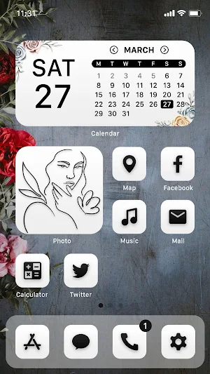 Wow White Theme, Full HD Theme Screenshot 0
