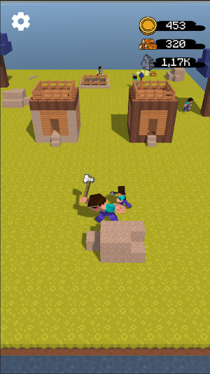 Noob Lumberjack: Idle Farm Screenshot 0