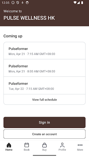 PULSE WELLNESS HK Screenshot 1