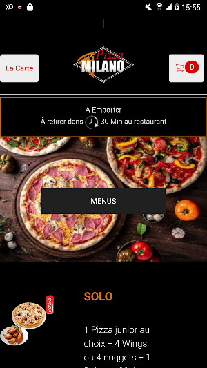 Milano Pizza Screenshot 2
