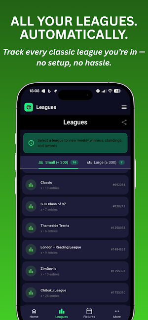 Fantasy Football SideLeagues Screenshot 1