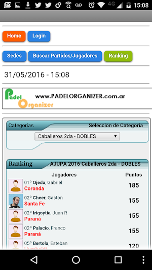 Circuito Xanaes Padel Screenshot 1