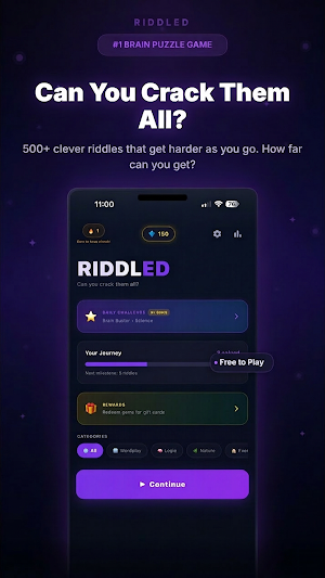 Riddled: Daily Brain Teasers Screenshot 0
