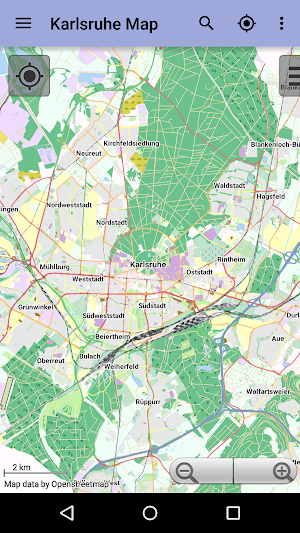 Karlsruhe City Map Lite Screenshot 0