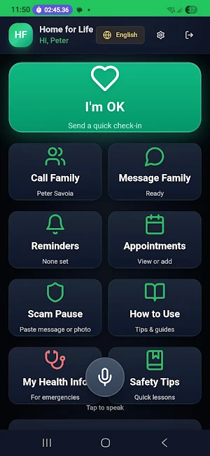 Home For Life Companion Screenshot 0