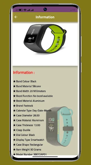 Fastrack Reflex watch guide Screenshot 1