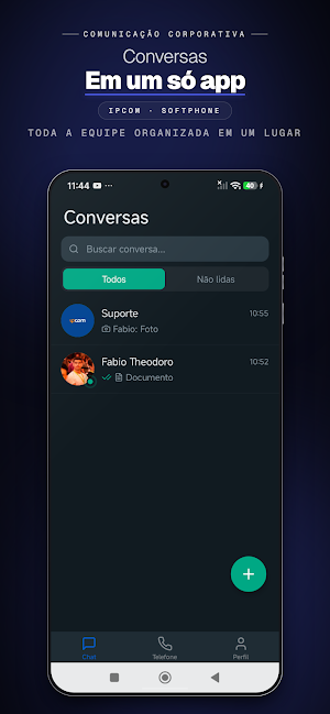 IPCOM Softphone Screenshot 1