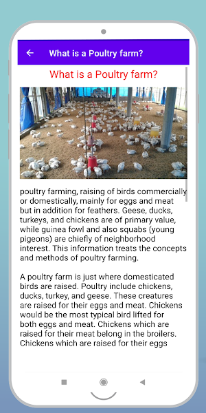 Poultry Farming Guide Screenshot 1