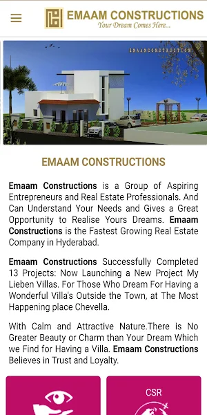 emaamconstructions Screenshot 1