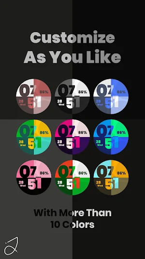 Simple Moved Watch Face Screenshot 2