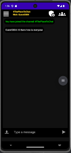 Konnect IRC Screenshot 1