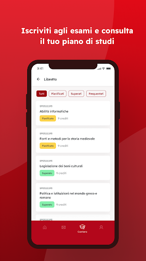 MyUniPD Screenshot 2