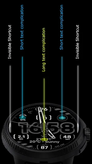 Watch Face CUE165 Screenshot 1