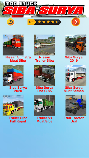 Bussid Truk Trailer Siba Surya Screenshot 2
