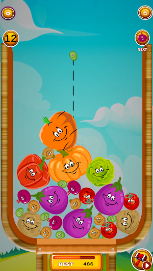 Veggie Merge Master-ASMR Games Screenshot 3
