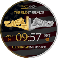 5W011 USN Sub Digital Watch