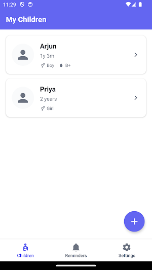 Child Growth Tracker Screenshot 0