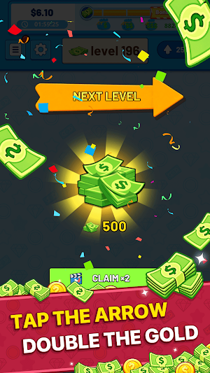 Arrow Tap Money: Earn Cash Screenshot 0