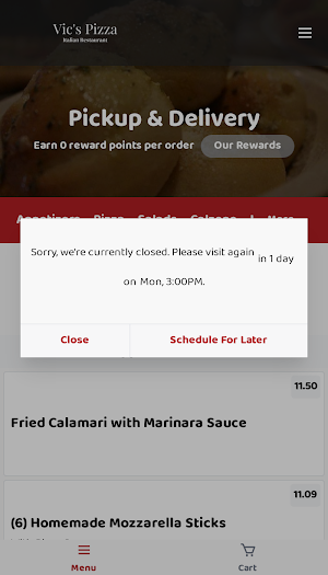 Vic's Pizza Screenshot 1