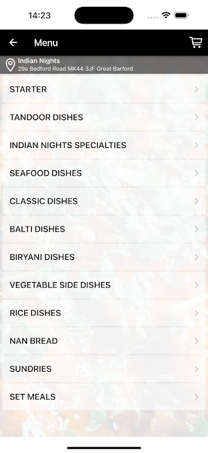 Indian Nights Takeaway Screenshot 3