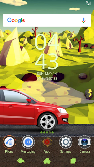 Go by car | Xperia™ Theme Screenshot 0