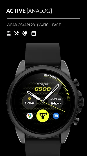Awf Active Analog - watch face screenshot 1
