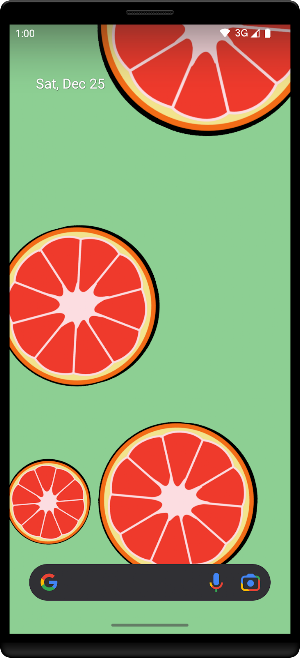Grapefruits Live Wallpaper Screenshot 3