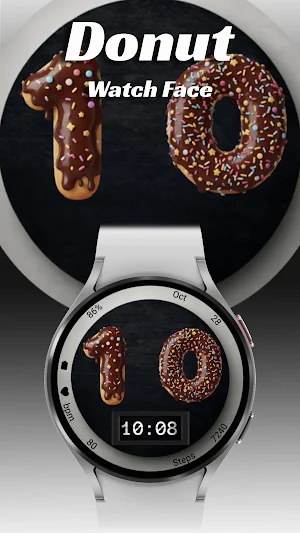 Donut - Watch Face Screenshot 0