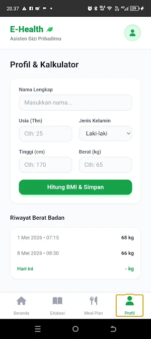 E-Health Screenshot 0