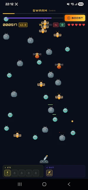 Bugrain - Bug Shooter Survival Screenshot 1