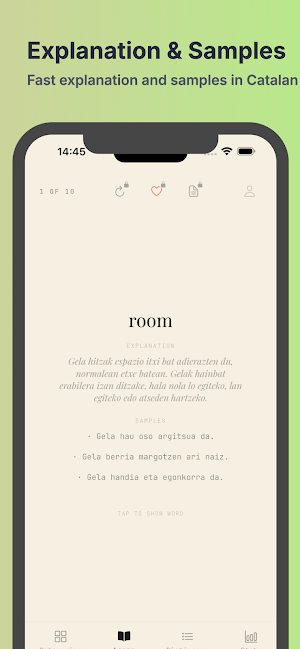 Basque Vocabulary Screenshot 3
