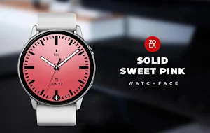 Solid Sweet Pink Watch Face Screenshot 0