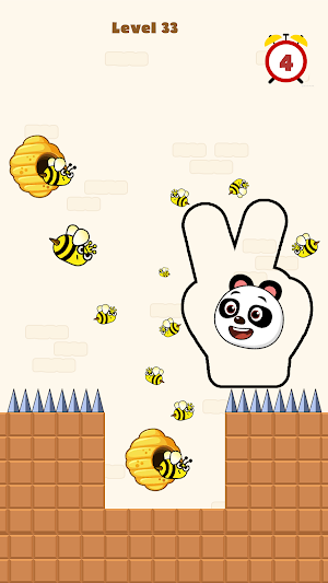 Save the Panda : Puzzle Draw Screenshot 2