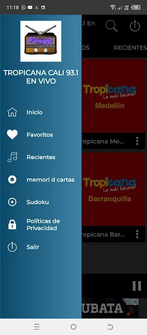 Tropicana Cali 93.1 En Vivo Screenshot 2