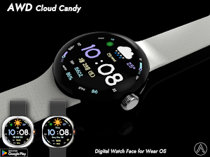 AWD Cloud Candy watchface Screenshot 0