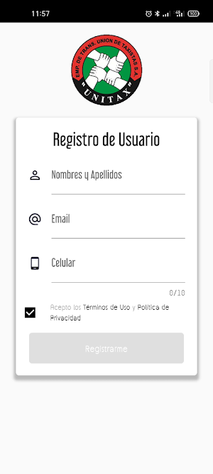 Usuario Unitax Tulua Screenshot 0