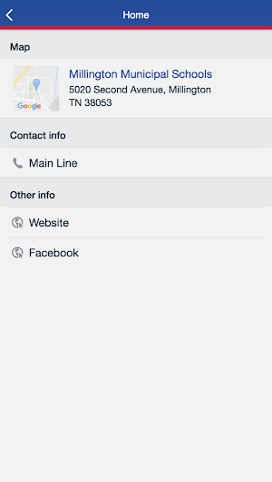 Millington Schools Screenshot 1