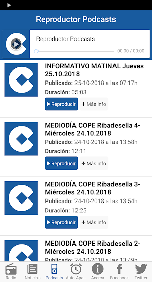 Cope Ribadesella Screenshot 2