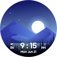 Time Scene4 Digital Watch face