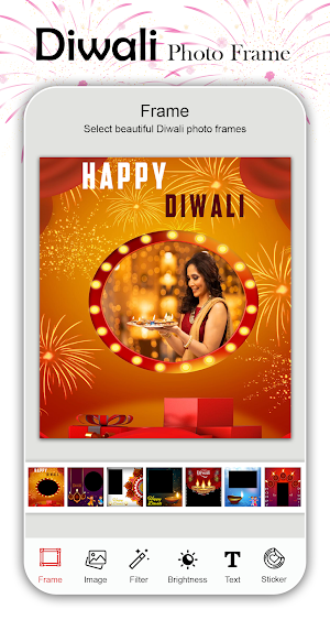 Diwali Photo Frame Screenshot 1