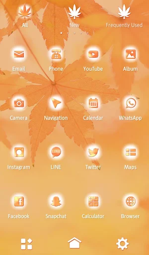 Fall Leaves Autumn Theme Screenshot 2